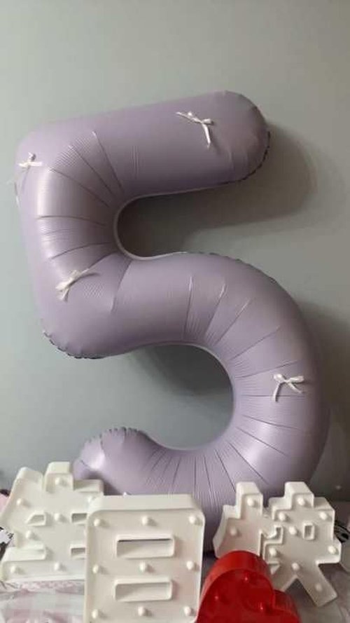 Lilac Number 3 Balloon - 40 Inch Birthday Celebration Decor for Kids & Adults | Perfect for 3rd Birthday Parties
