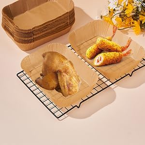 Ninja | Air Fryer Liners - 120 Pcs Disposable Parchment Paper for Ninja Foodi Smart XL & FG551
