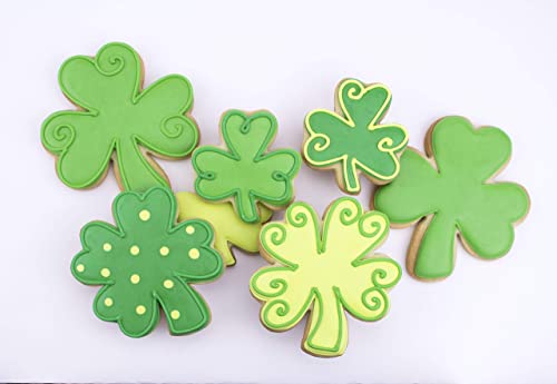 Ann Clark Shamrock Cookie Cutter Set of 3 - Made in USA, St. Patrick's Day Baking Tools