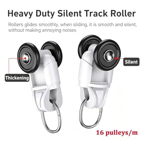 Blackout Curtain Pelmet Box with Double Track - Top-Mount 2.2m/7.2ft, Aluminum Alloy