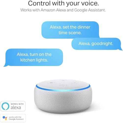 Kasa Smart Light Bulb KL110, LED Wi-Fi smart bulb works with Alexa and Google Home, A19 Dimmable, 2.4Ghz, No Hub Required, 800LM Soft White (2700K), 9W (60W Equivalent)