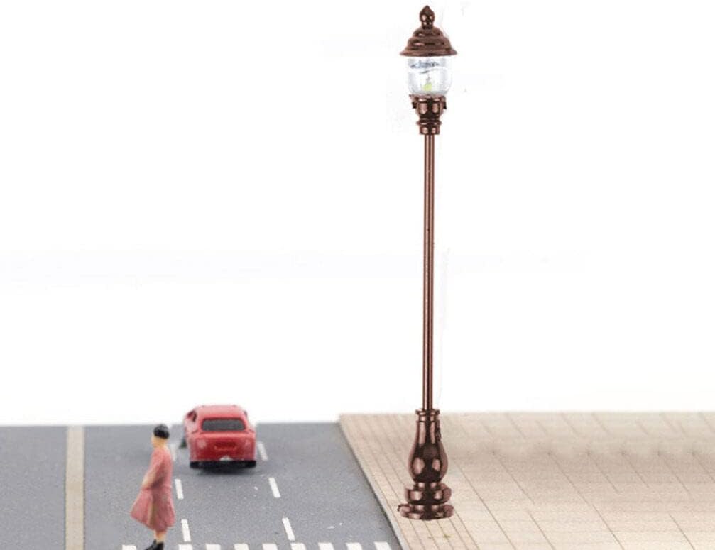 Skiennix 8-Piece Miniature Garden Light Set - Outdoor Dollhouse Decor & Train Accessories