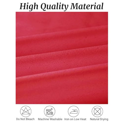 Fokitut 6 Pack Round 70-Inch Tablecloths - Red Stain Resistant & Wrinkle-Free