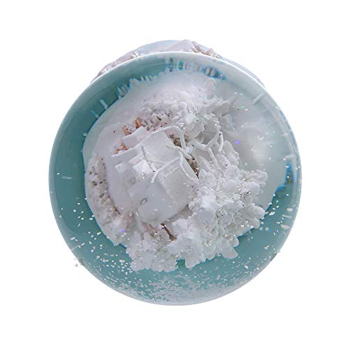 Musical Church Waterglobe - 100MM Holiday Snow Village Decor