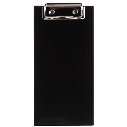 Olbia 10-Pack Wood Check Presenters for Restaurants, Server Book, Menu Holder for Cafes, Wooden Clip Board, Cute Waitress Book Organizer, Server Note Pads, Guest Check Book 8" x 4" (Black)