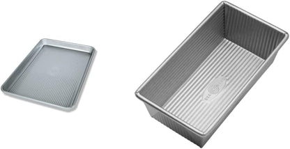 USA Pan Bakeware | Jelly Roll Pan & Loaf Pan Set for Perfect Baking | Durable Nonstick Design