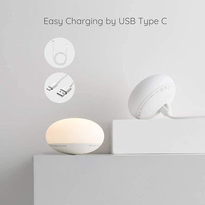 EASZZZ Baby Night Light - Soft BPA-Free Silicone Lamp for Breastfeeding | Eye-Caring, Stepless Dimming, 1-Pack