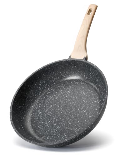 8-Inch Nonstick Granite Frying Pan - Healthy PFOA-Free Egg Skillet