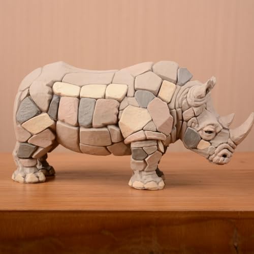Animal Figurine Rhino Sculpture Modern Home Decor 10.2 Inch - Variation of THIS listing