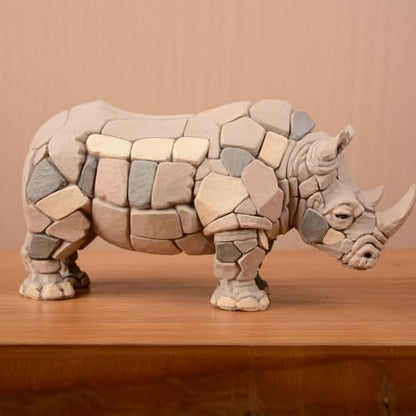 Animal Figurine Rhino Sculpture Modern Home Decor 10.2 Inch - Variation of THIS listing