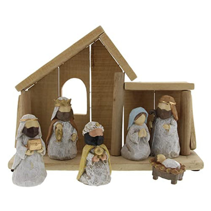 burton+BURTON Nativity Includes Creche, Set of 7