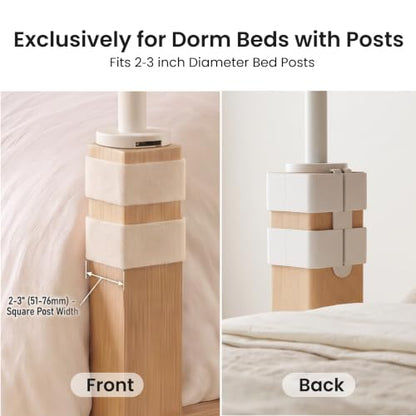 Adjustable Fan Holder for Dorm Room - Height-Adjustable Bed Frame Mount