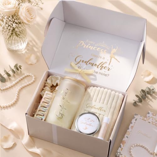 Godmother Proposal Gift Set Cream - Includes Gift Box, Keepsakes & Accessories
