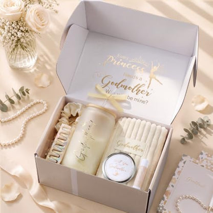 Godmother Proposal Gift Set Cream - Includes Gift Box, Keepsakes & Accessories