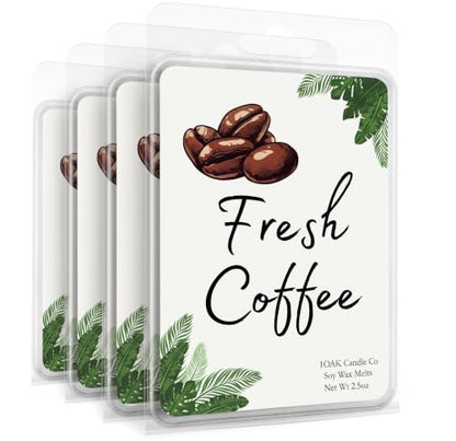 Coffee Wax Melts 10oz Pack - Scented Wax Cubes for Home Fragrance - 4 Pack