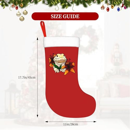 Bearded Dragon Christmas Stockings - Xmas Hanging Holiday Decor
