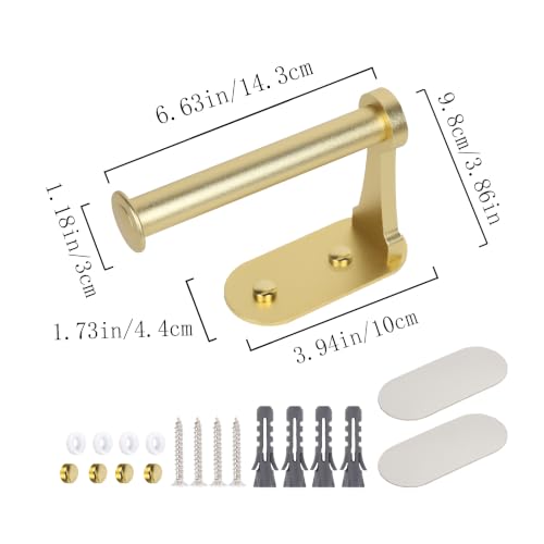 Gold Adhesive Curtain Holdbacks No Drill Pack of 2