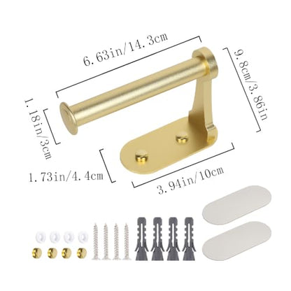 Gold Adhesive Curtain Holdbacks No Drill Pack of 2