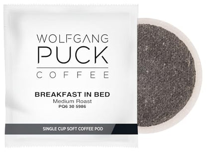 Wolfgang Puck Coffee, Breakfast in Bed Pods, 12 Gram Pods, 16 count