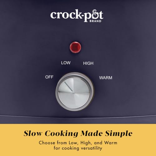 Crock-Pot 10 Qt Manual Slow Cooker - Purple Basil, Large Capacity, Easy to Use