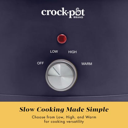 Crock-Pot 10 Qt Manual Slow Cooker - Purple Basil, Large Capacity, Easy to Use
