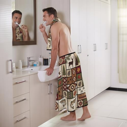 Microfiber Bath Towel Set 3 Pack - Soft Absorbent Quick-Dry Towels for Bathroom, Beach & Gym