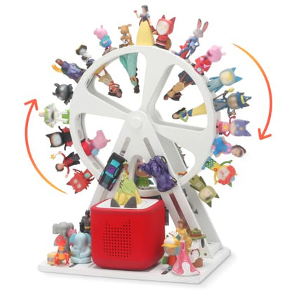 Ferris Wheel Tonies Box Organizer Shelf 360° Rotating Magnetic Storage