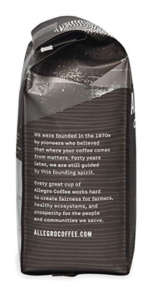 Allegro Coffee Decaf Organic French Roast Ground Coffee, 12 oz (Pack of 1)