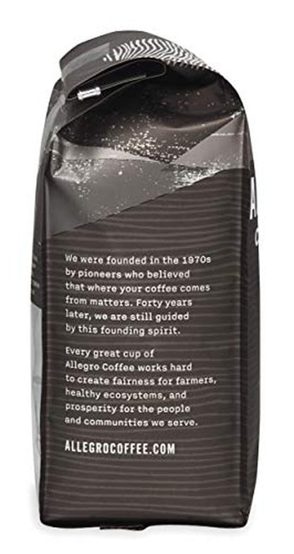Allegro Coffee Decaf Organic French Roast Ground Coffee, 12 oz (Pack of 1)
