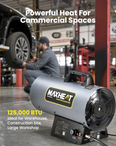 InoKraft MaxHeat MH125M 125,000 BTU Propane Forced Air Heater - Standard Version
