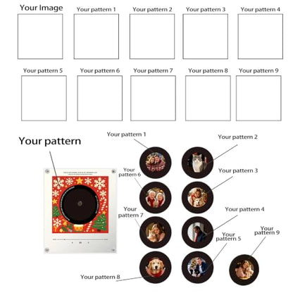 Personalized Vinyl Record Music Box with NFC & Custom Photos