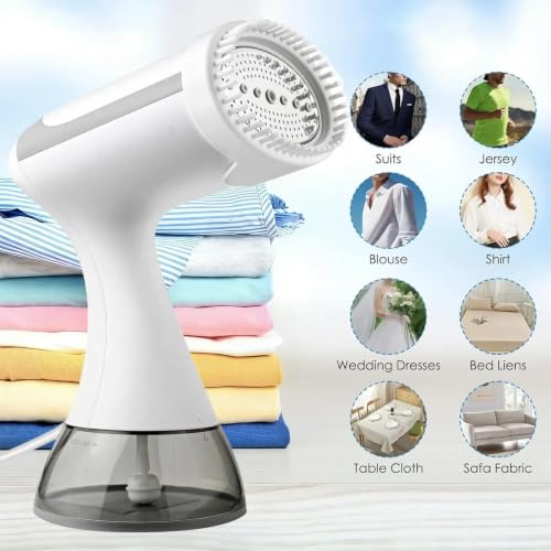 Handheld Steamer Black - Portable Clothes Steamer for All Fabrics