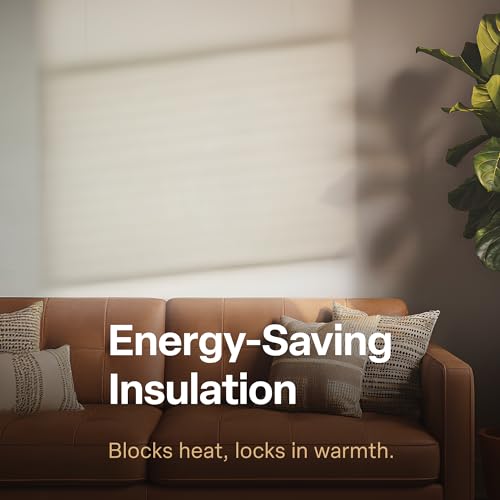 Light Filtering Top Down Bottom Up Cellular Shades - White, 35 x 48 in (Variation: White / 35"W x 48"H)