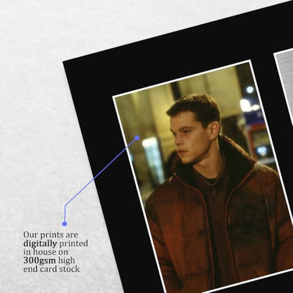 Matt Damon Signed Autograph Photo The Bourne Identity US Letter Unframed