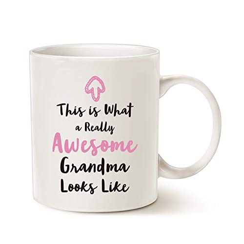 Funny Grandma Coffee Mug - Christmas Gift for Grandmother 11 Oz White Ceramic Cup
