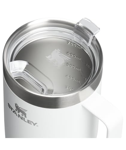 STANLEY The Everyday Suburban Mug | 24 oz | Drink Through Lid | Cup for Coffee, Tea and Drinks | Insulated Stainless Steel Coffee Mug | BPA-Free | Frost