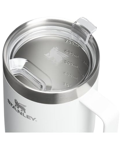 STANLEY The Everyday Suburban Mug | 24 oz | Drink Through Lid | Cup for Coffee, Tea and Drinks | Insulated Stainless Steel Coffee Mug | BPA-Free | Frost