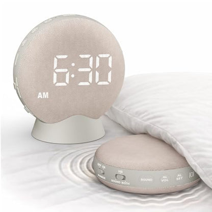 SolaceRise Extra Loud Vibrating Bed Shaker Alarm Clock Putty Variation