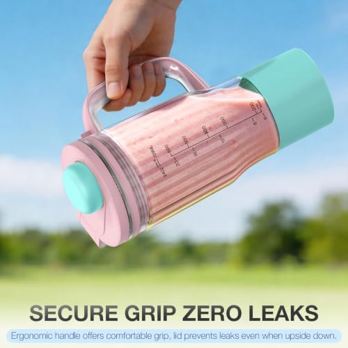 26oz Blender Cup Replacement for Ninja BlendBOSS Personal & CrushBOSS Blenders - Pink Peppercorn