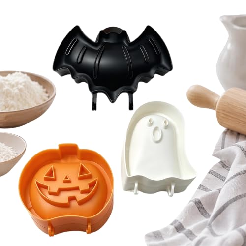 Halloween Mini Hand Pie Baking Kit with 8 Spooky Shapes for Fall Baking