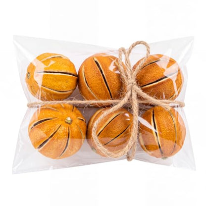 Whole Dried Oranges Potpourri Bowl Filler Decor - 6 Oranges