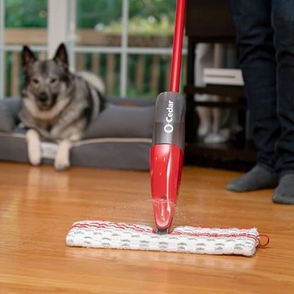 O-Cedar ProMist MAX Microfiber Spray Mop Removes 99% of Bacteria with just Water, Features 1 Extra Refill
