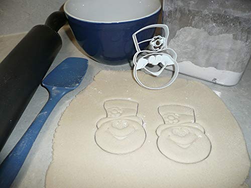 Frosty Themed Snowman Cookie Cutter - 2.5 x 3.75 in, USA Made
