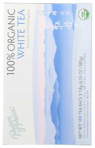 Prince of Peace Organic White Tea 100 Count (Pack of 2)