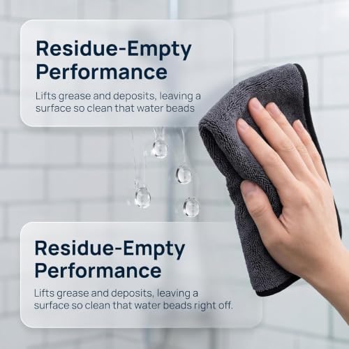 Growalleter XXL Microfiber Window Cleaning Cloth 24x16, Reusable & Absorbent