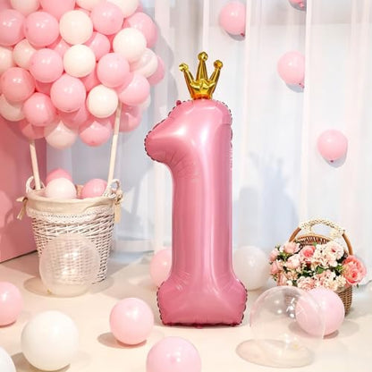 Princess Birthday Balloon Kit for 1-7 Years Old Party Decorations