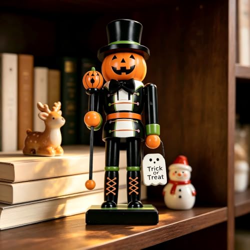 Gothic Halloween Nutcracker Decoration Figures for Mantel Shelf Centerpiece