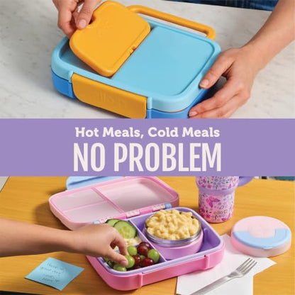 Large Kids Bento Box with Insulated Food Jar & Ice Pack - Razzmatazz