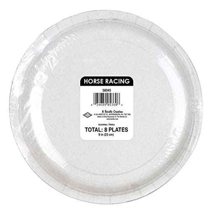 Beistle Horse Racing Plates