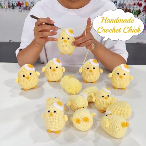Cheer You On! Handmade Crochet Emotional Chick Gift - Motivational Decor
